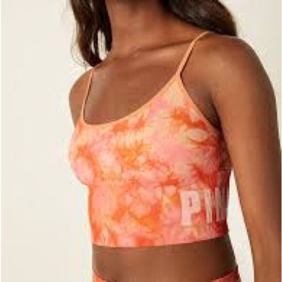 Victorias Secret PINK Active Seamless Sports Bra Lightly Padded longline - Picture 3 of 14